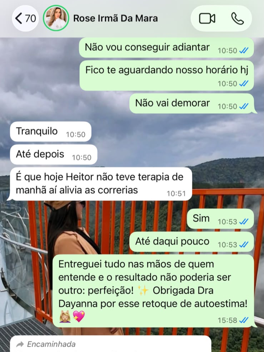 Screenshot do depoimento 10