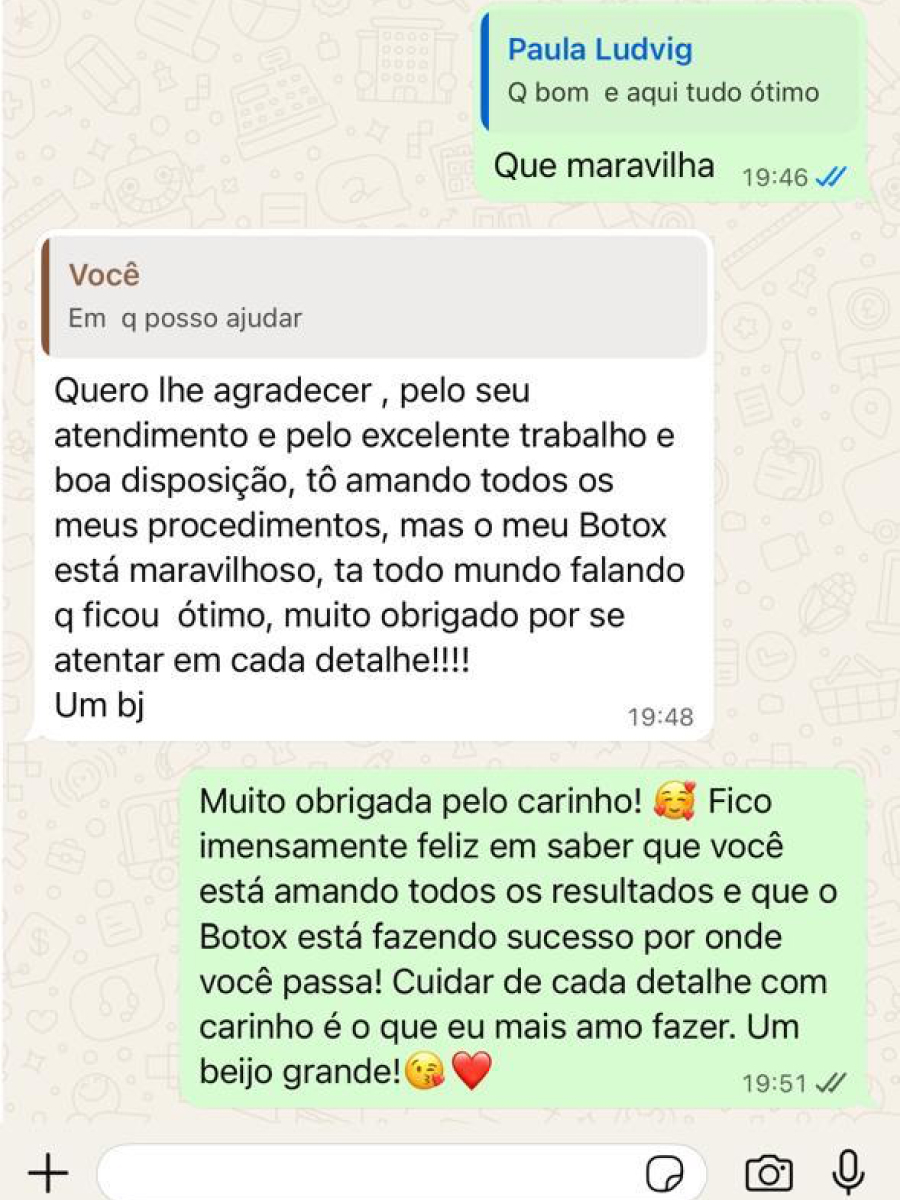 Screenshot do depoimento 3