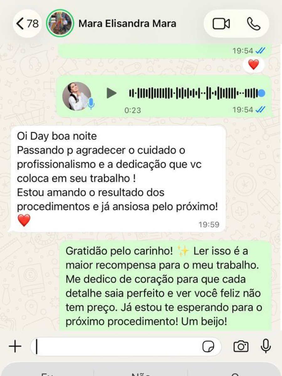 Screenshot do depoimento 4