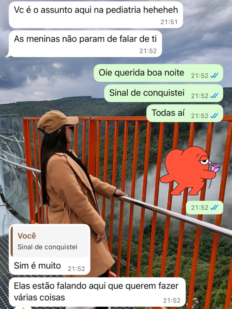 Screenshot do depoimento 8