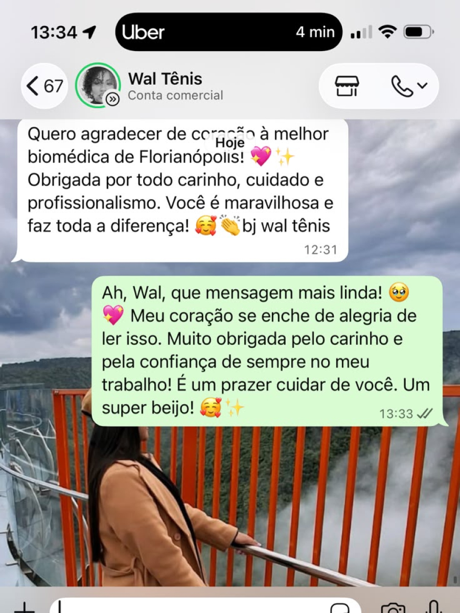 Screenshot do depoimento 9
